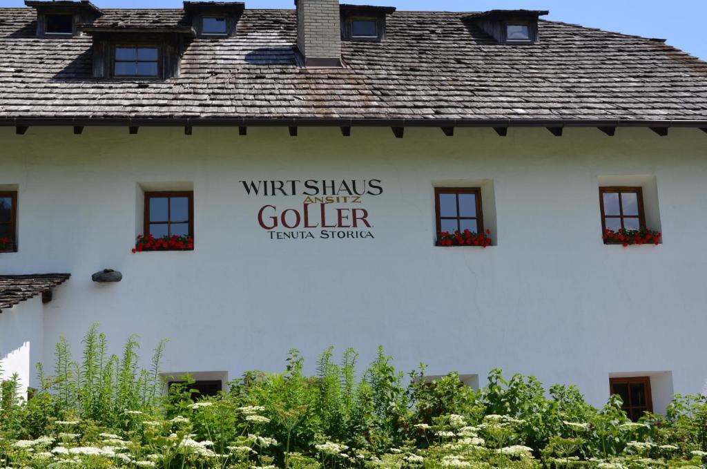 Ansitz Goller Hotel Rasun di Sopra Bagian luar foto
